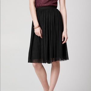 le chateau black tuile midi party skirt size XXS